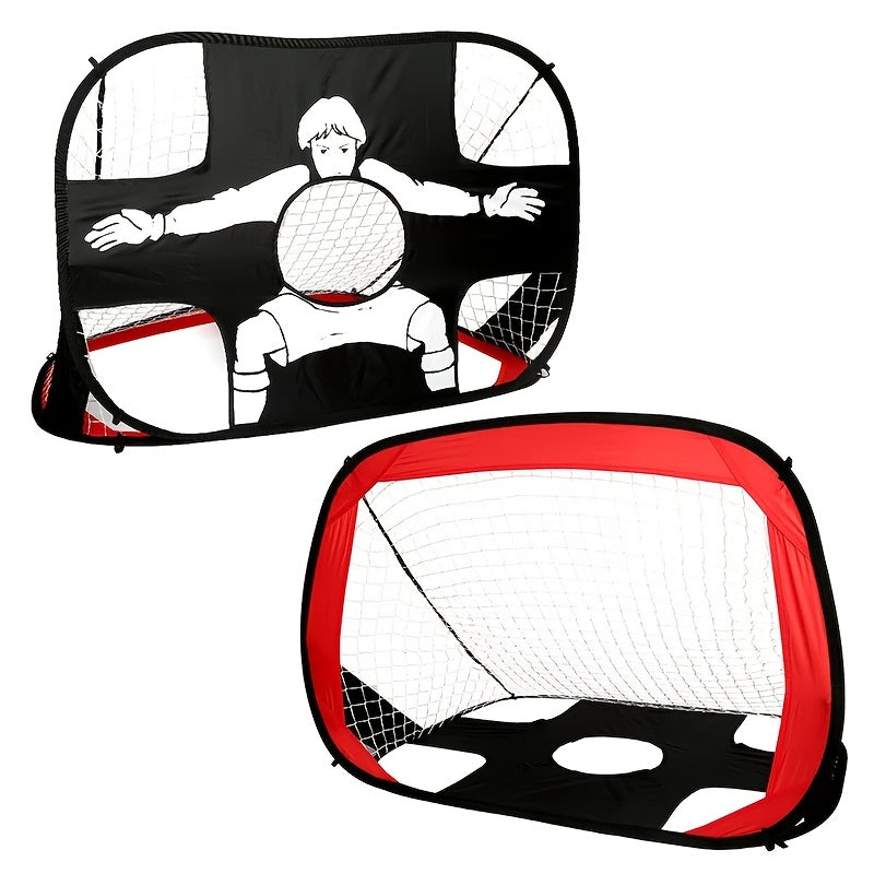 2-in-1 Foldable Football Goal – Ideal for Training and Outdoor Fun