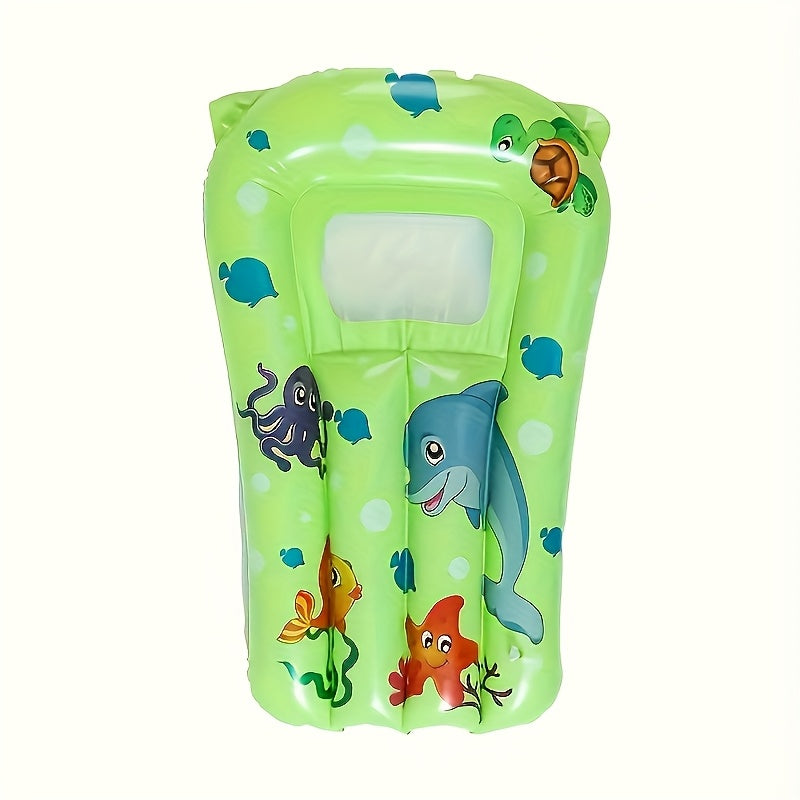 Inflatable Swim Board – One Size Fits All with Fun Sea Creature Design