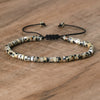 Braided Bracelet with 2.4 mm Natural Stone Beads – Seraphina