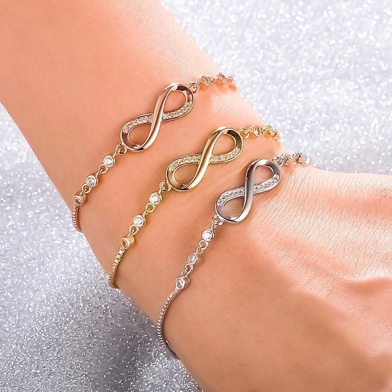 Stylish and Adjustable Infinity Bracelet – Nova