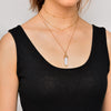 Natural Crystal Hexagon Gemstone Necklace – Aurora