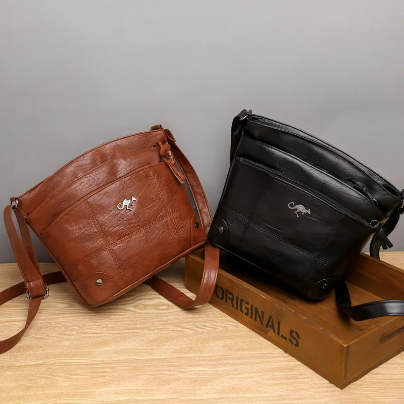 Stylish Ladies' Leather Shoulder Bag – Sabrina