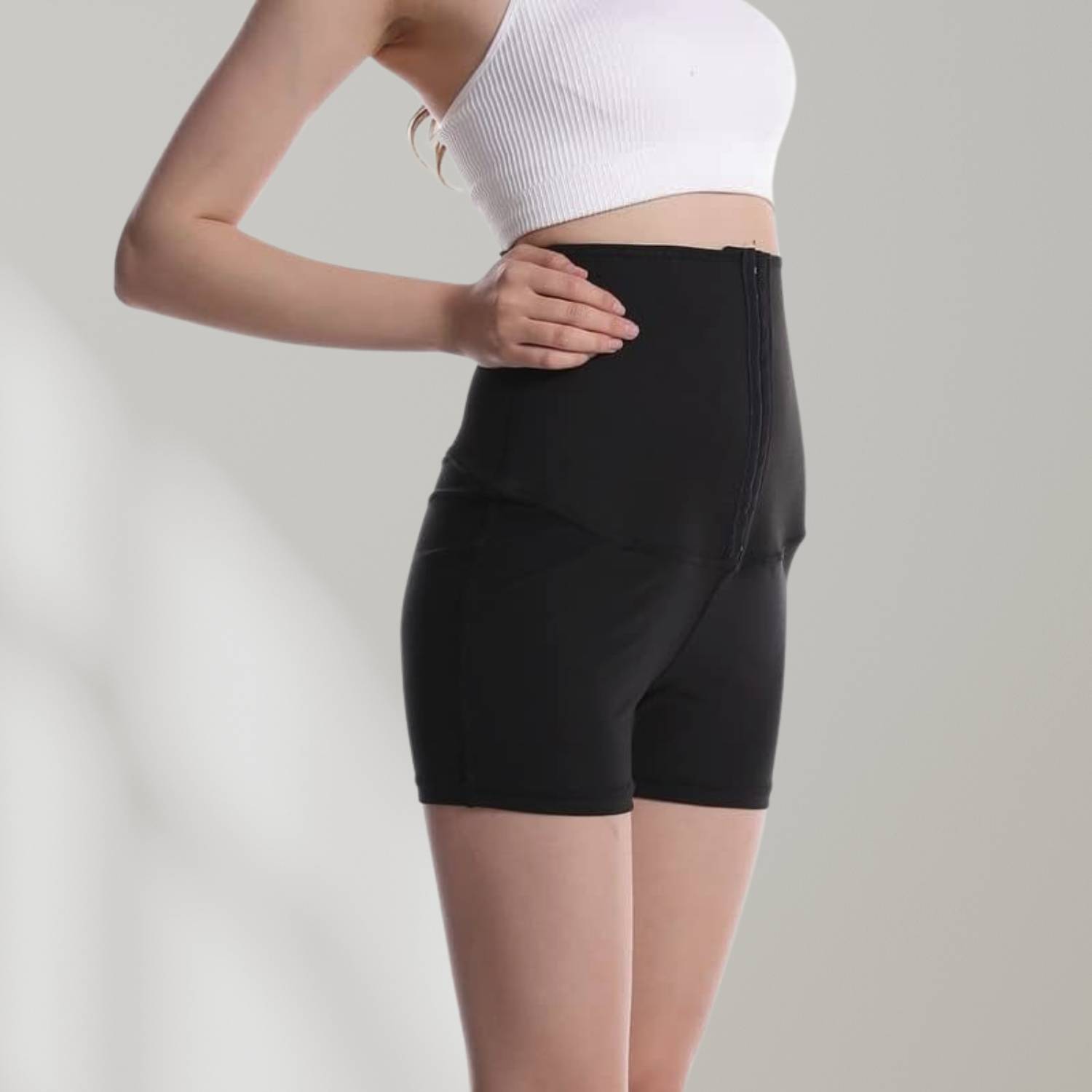 High-Waisted Sauna Sweat Pants with Waist Trainer - SweatSculpt
