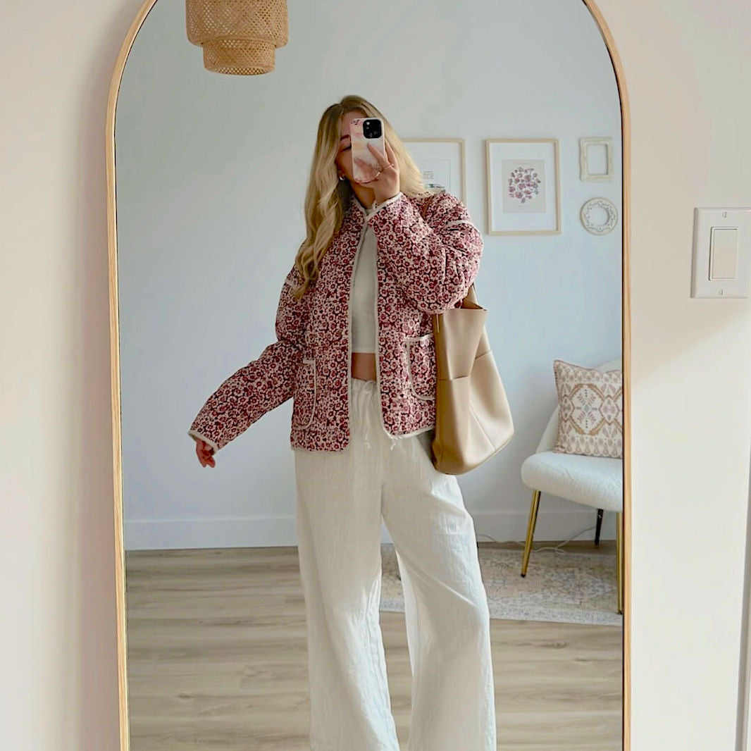 Savannah Floral Jacket - Stylish & Lightweight Women's Jacket