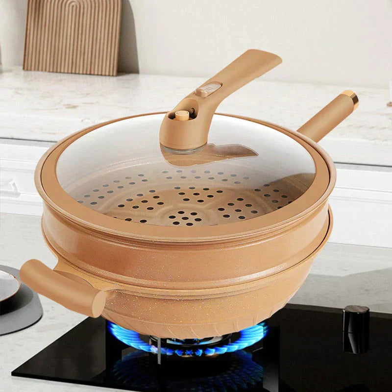 Multi-functional Wok Pan with Non-stick Coating - CookFlex