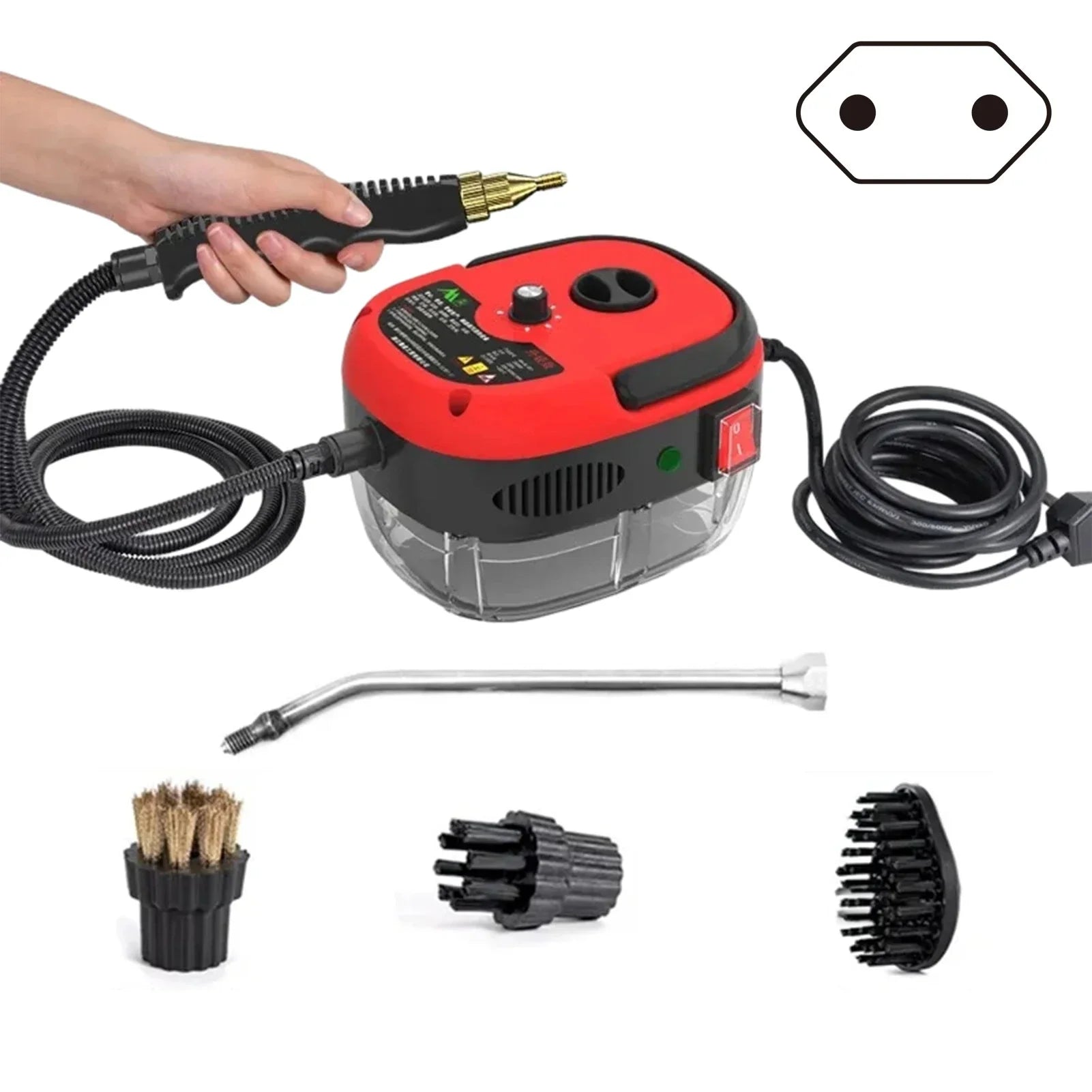 2500W High-Pressure Steam Cleaner – 6 Settings for Home & Kitchen