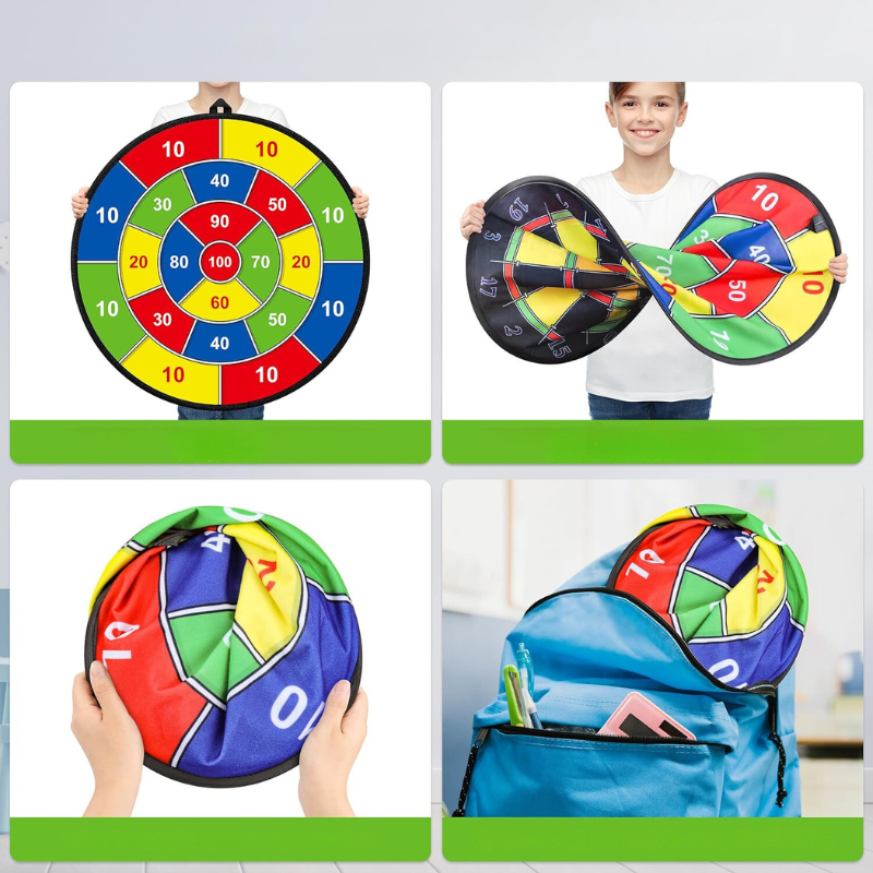 Large Children's Dartboard with Sticky Balls and Darts – PlayTarget