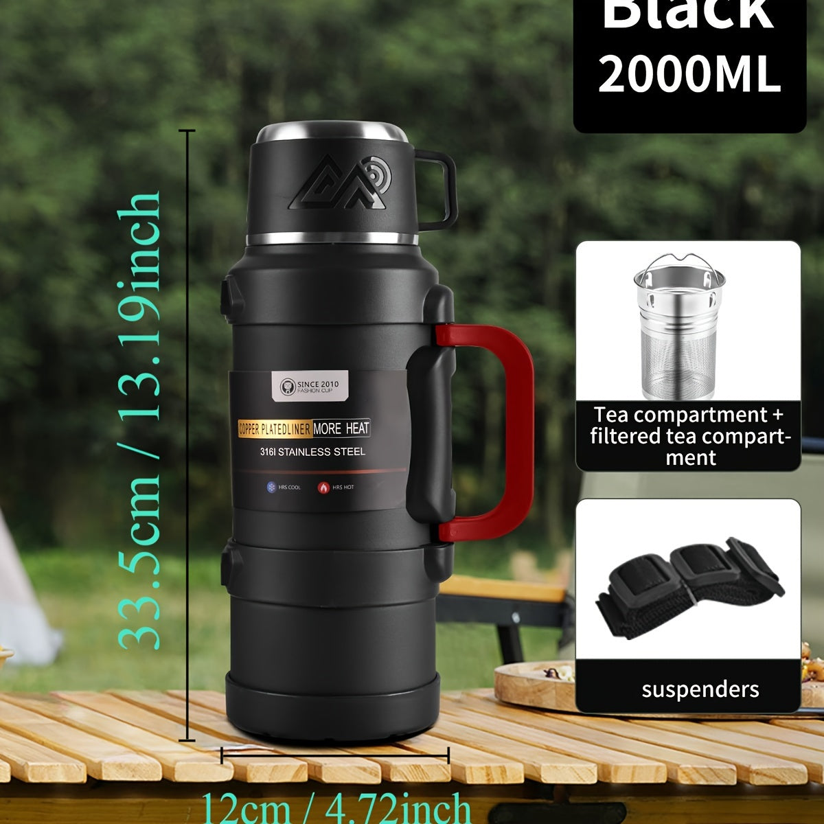 Robust Insulated Thermos Flask – Durable and Convenient