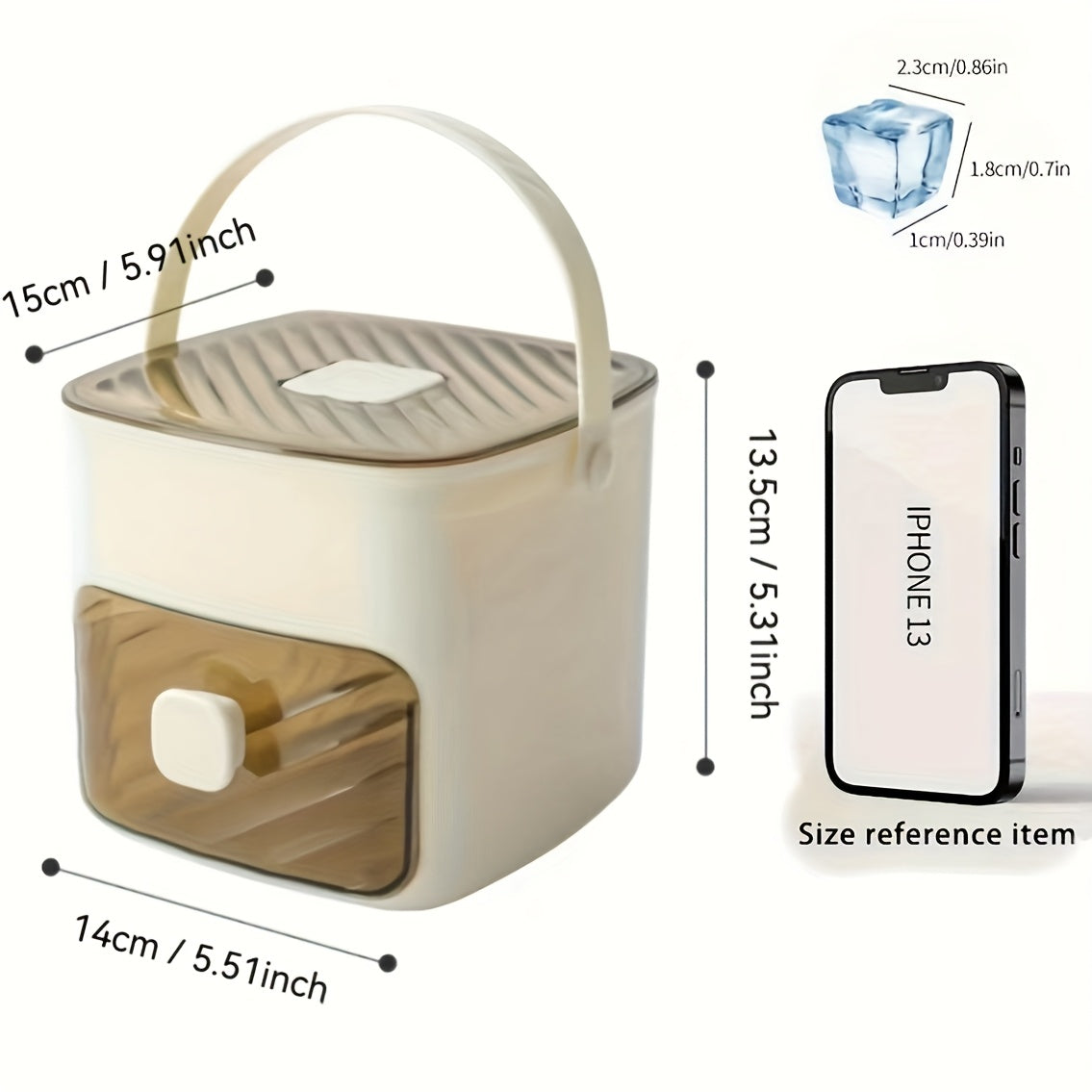 Portable Ice Cube Maker – Easy to Use and Quick Cooling