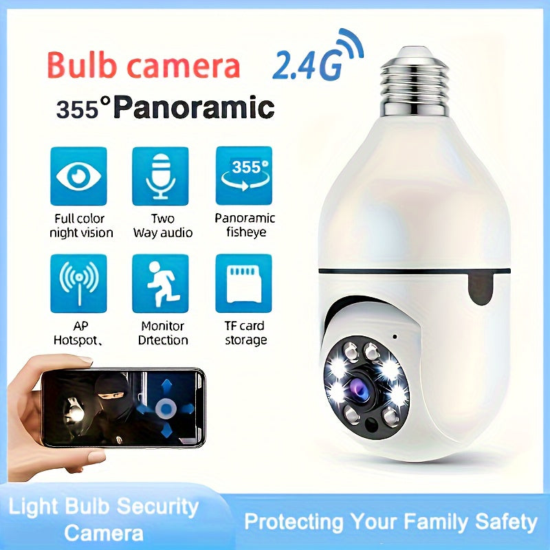VisionGuard Smart Lamp Camera - For Safety and Comfort at Home