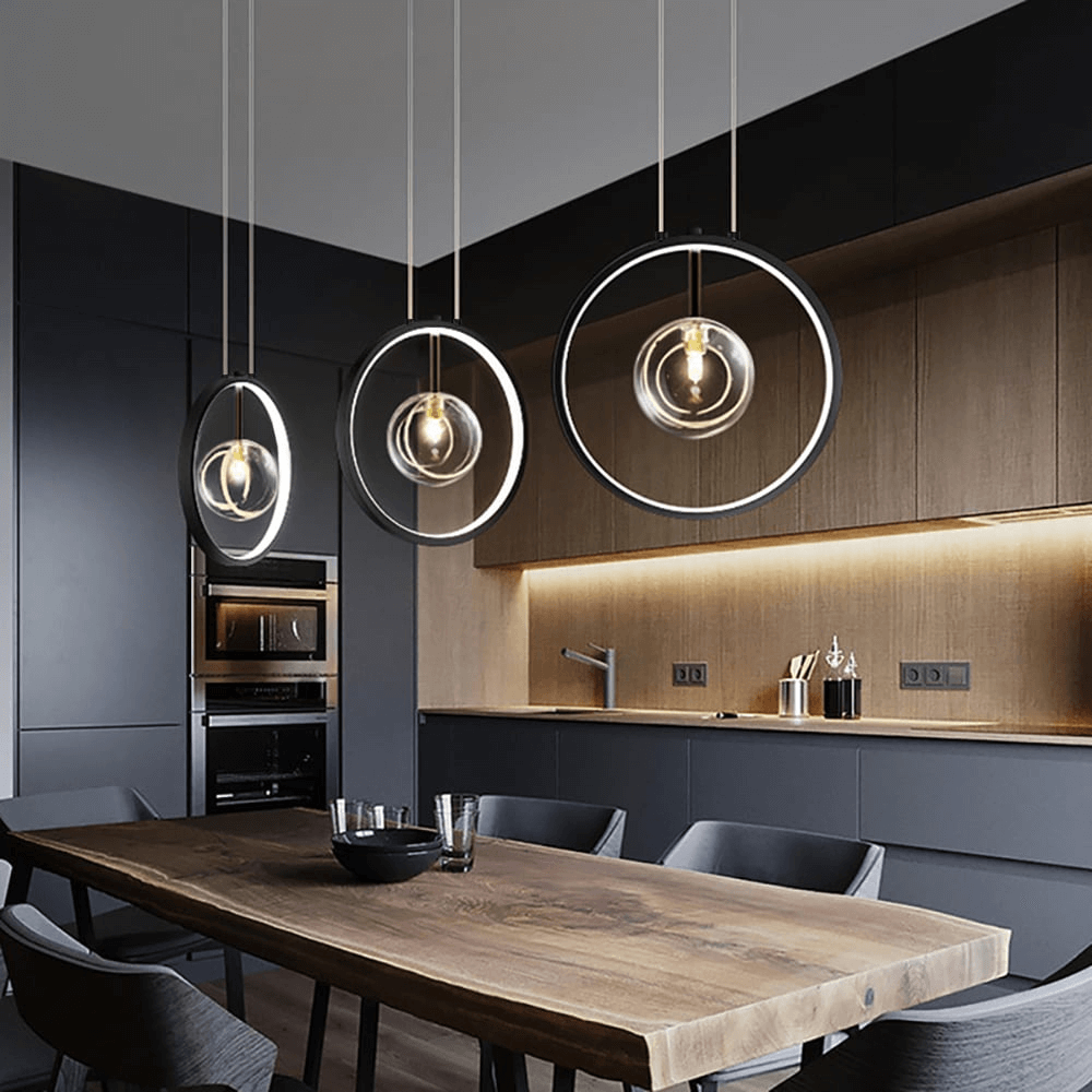 Minimalist Glass Pendant Light - LED Lighting
