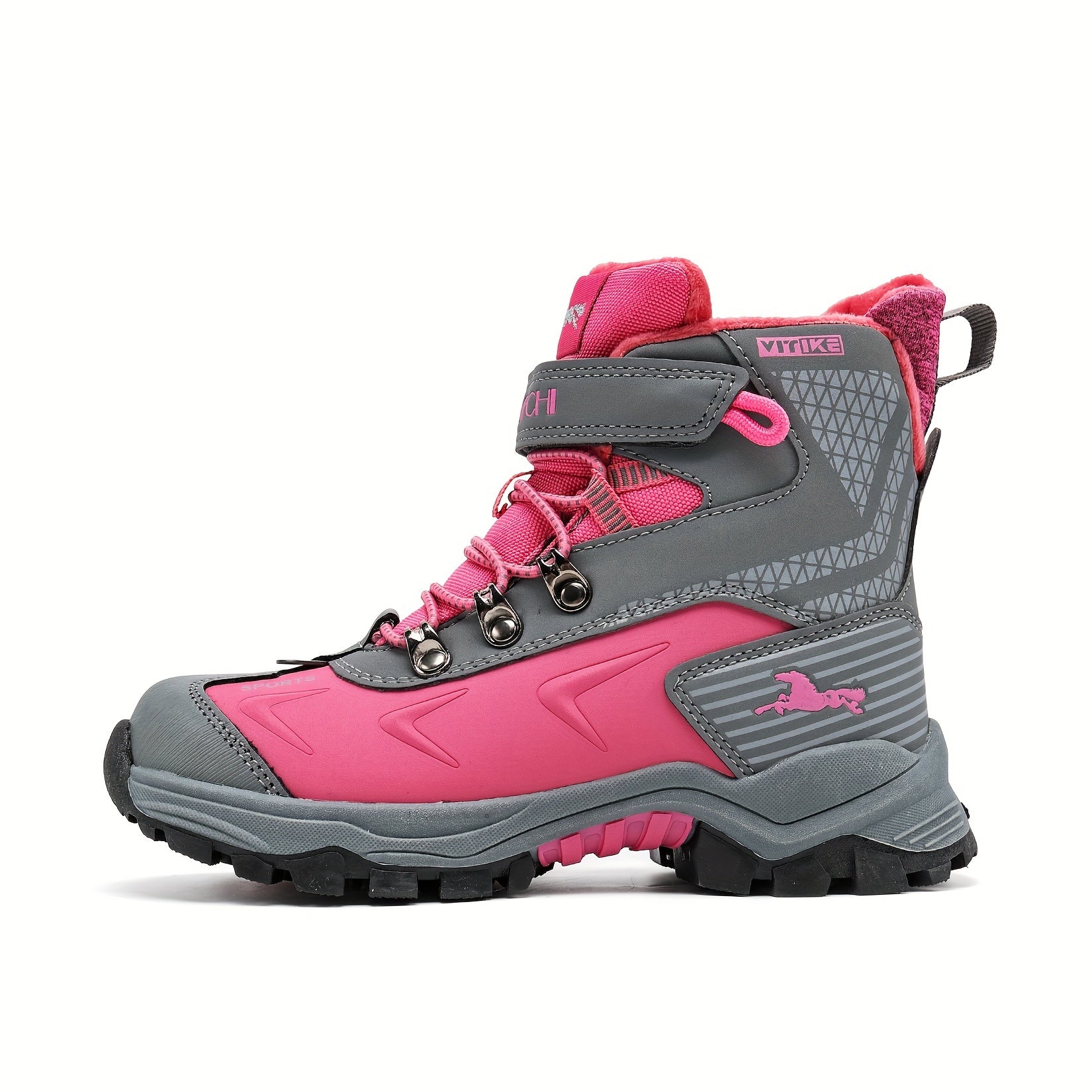 Ladies High-Top Snow Boots – Non-Slip Walking Shoes with Warm Lining