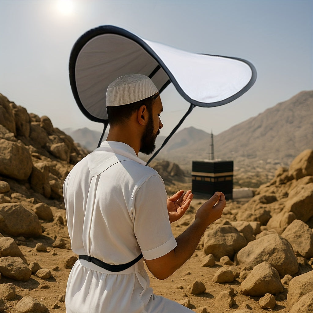 Ergonomic Portable Prayer Mat – UV Protection with Adjustable Straps