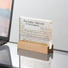 LuxaScience Periodic Table | Stylish 3D Acrylic Display with Real Elements