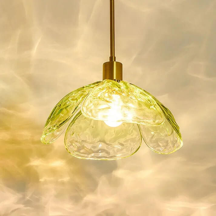Flower Leaf Pendant Light - Elegant Night Lamp