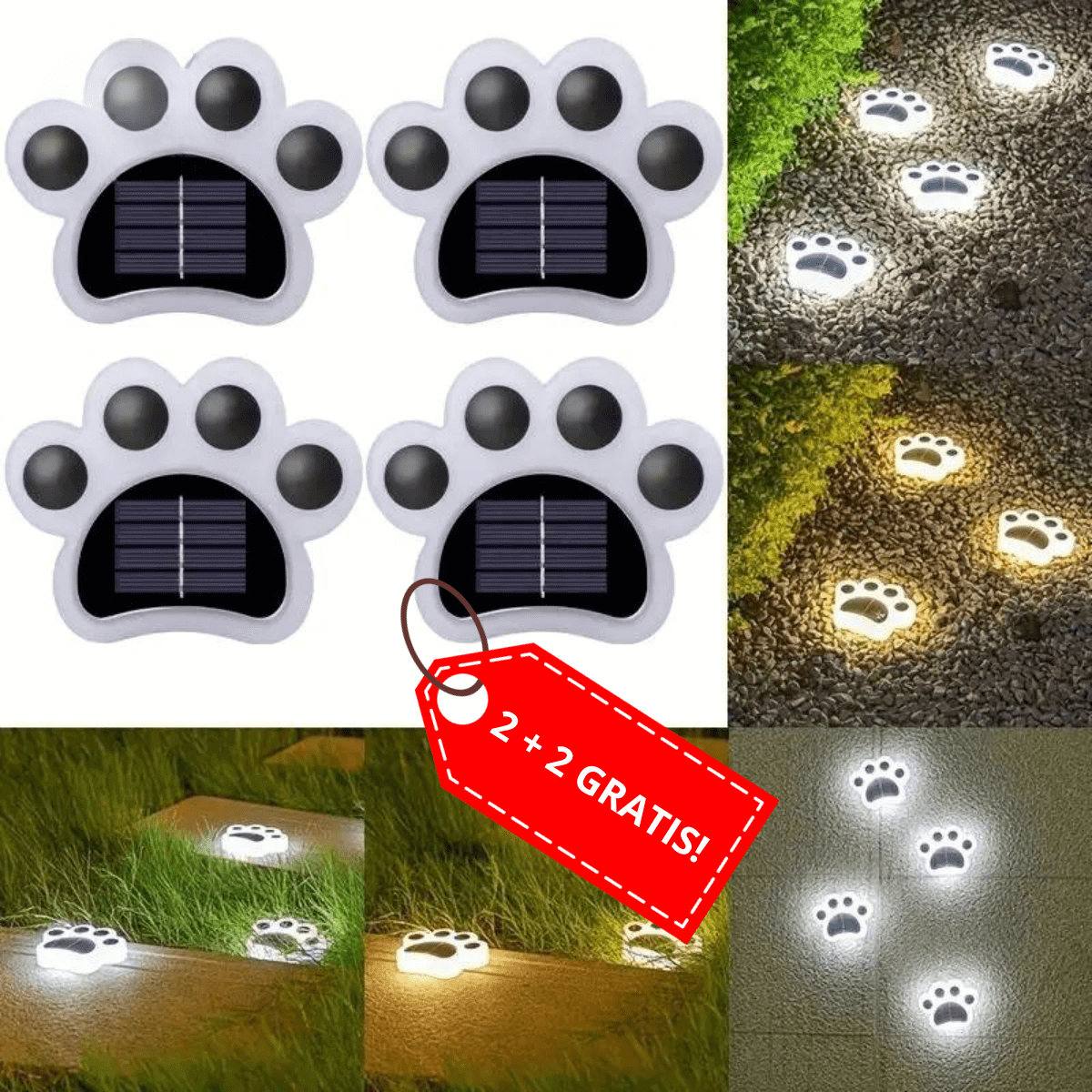 Solar-Powered LED Garden Lights - Atmospheric