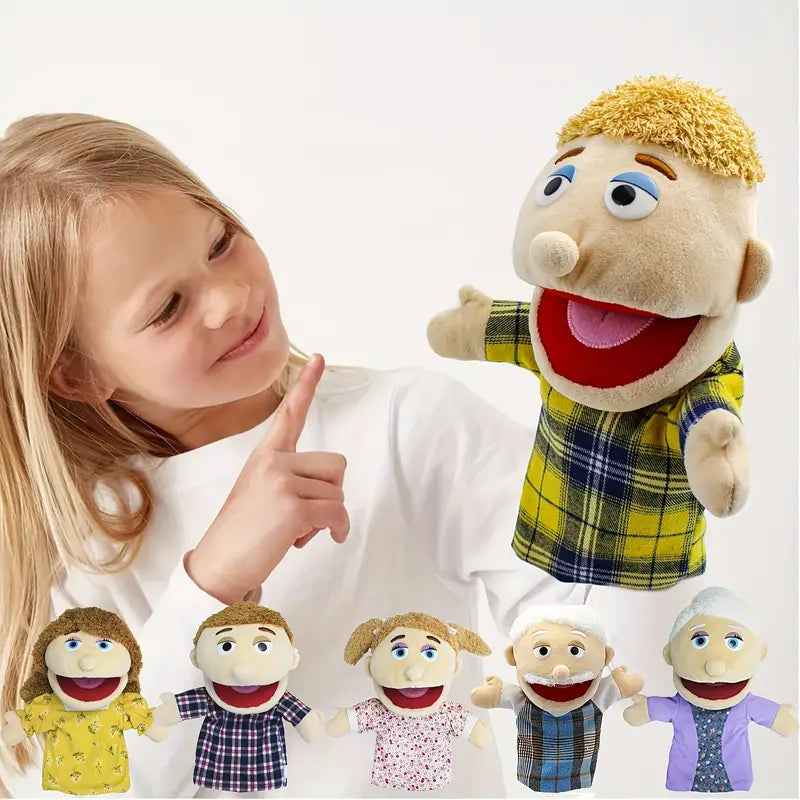 Lila Cute Hand Puppet - Creative Toy for Children