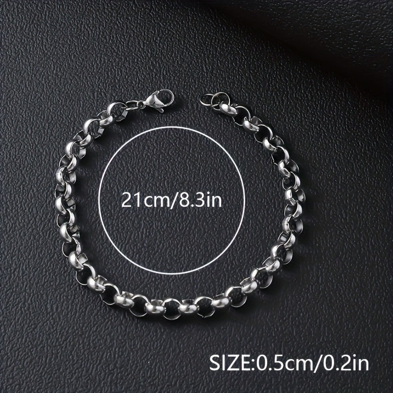 UrbanSteel Bracelet Set – Bold and Trendy for Men