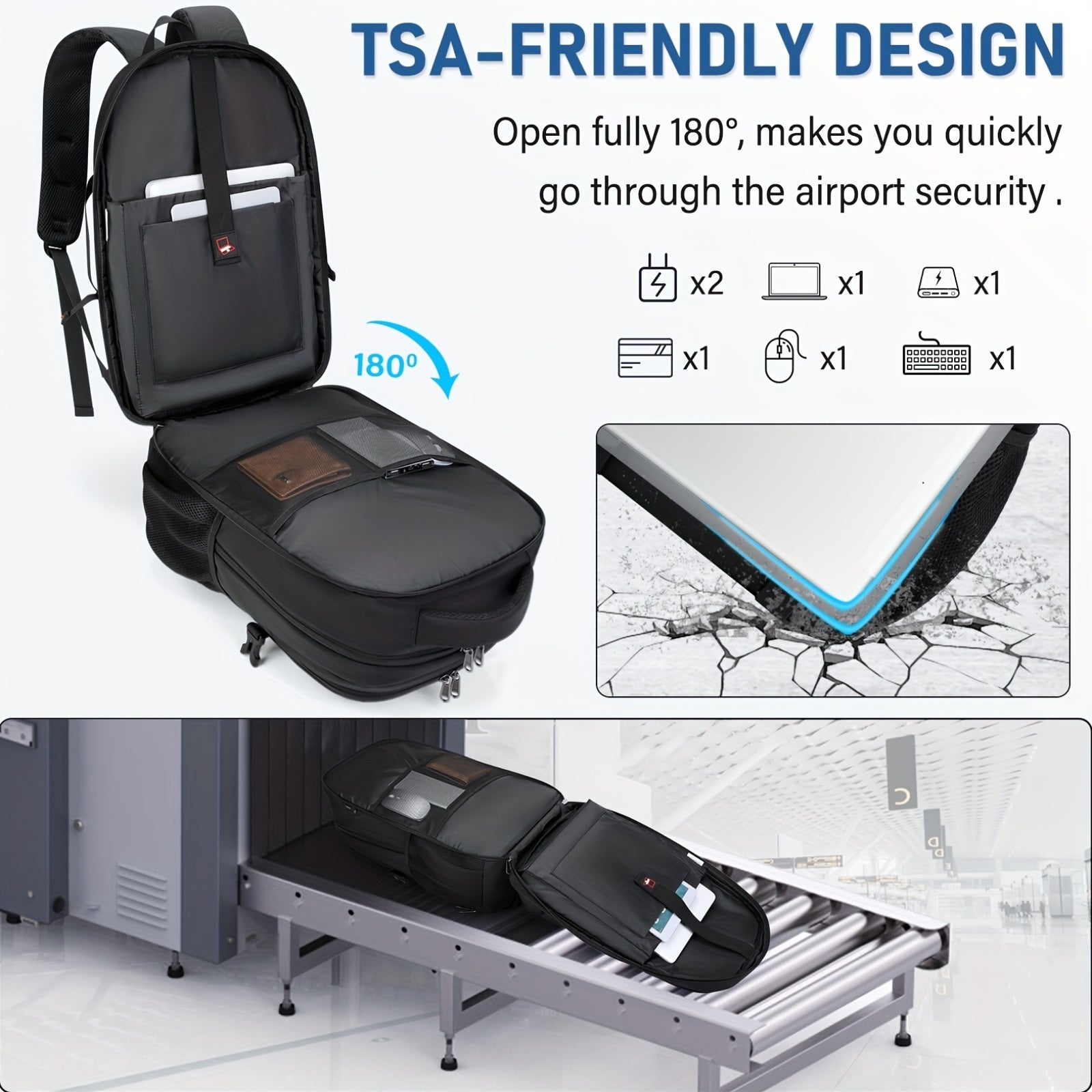 Multifunctional Backpack - Spacious, practical, and ideal for work or travel