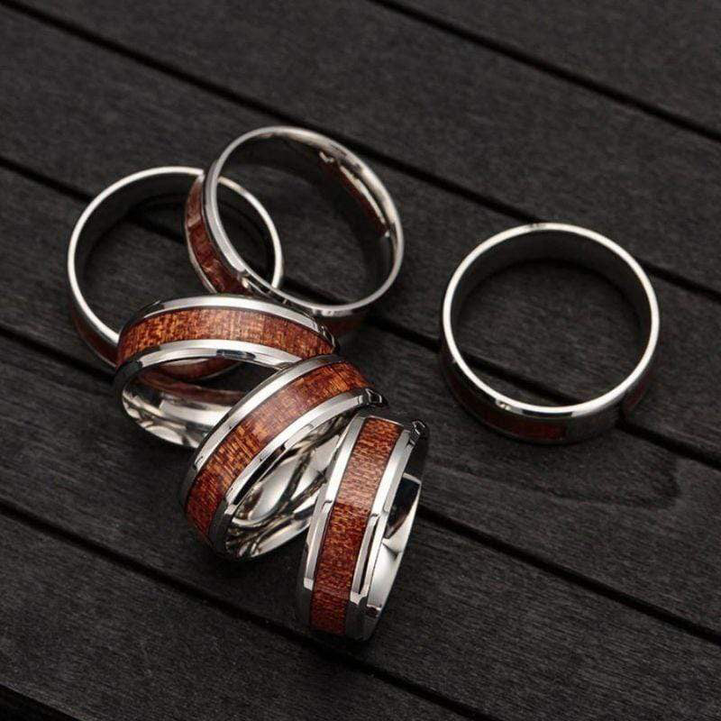 Stylish Tree of Life Ring in Stainless Steel for Women – Elina