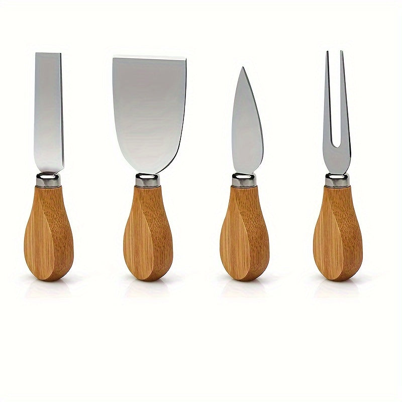 Bamboo Cheese Board with Cheese Knives – Stylish and Practical for Any Occasion