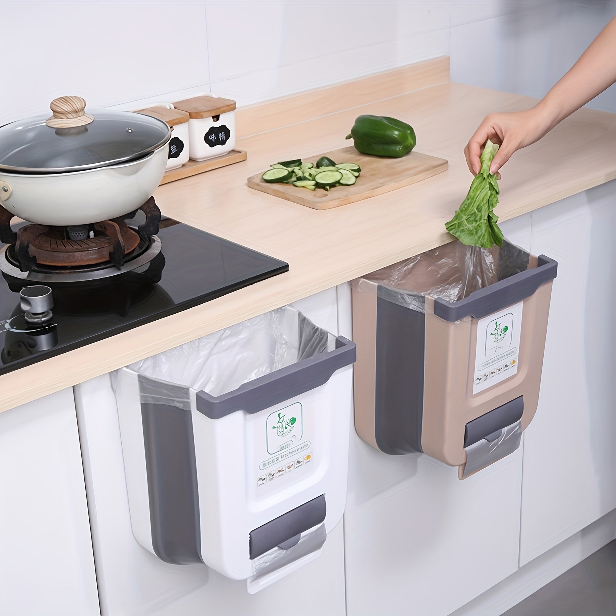 Foldable Kitchen Bin - For Smart Waste Management in Any Kitchen