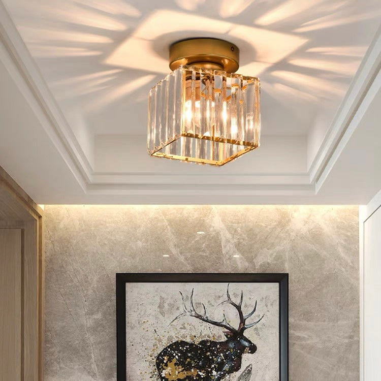 Modern Crystal Ceiling Light – CrystalGlow