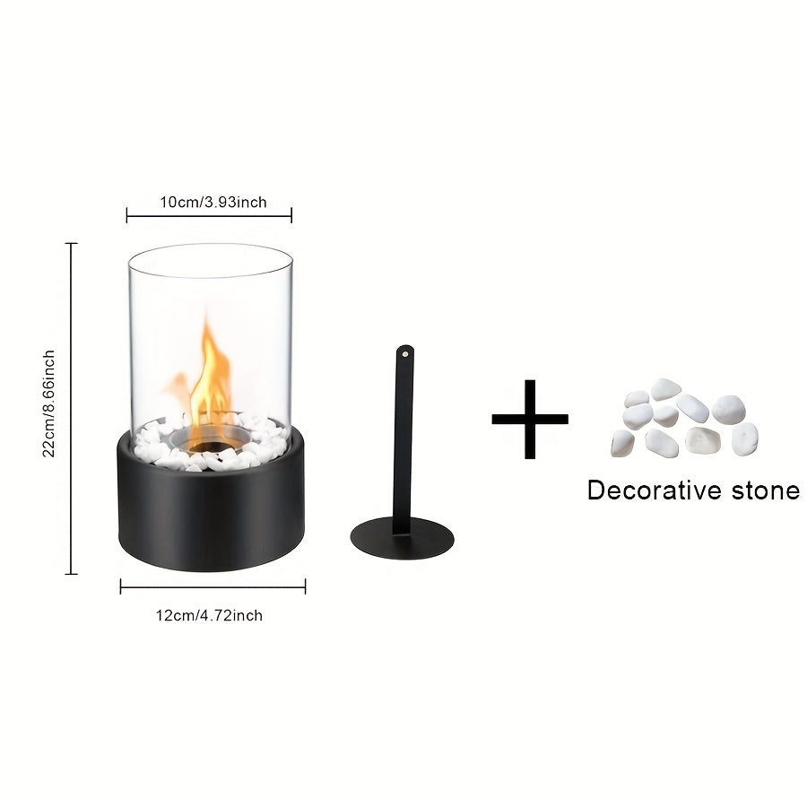Rustic Table Fire – Portable Alcohol Heating Stove for Indoor and Outdoor Use