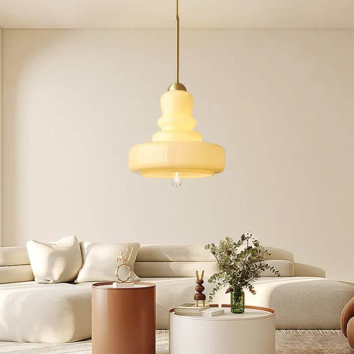 Glass Pendant Lamp - Bauhaus Design