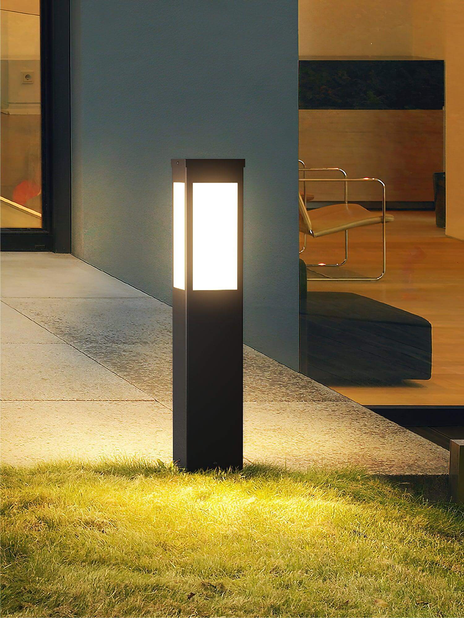 Modern Outdoor Post Lamp
