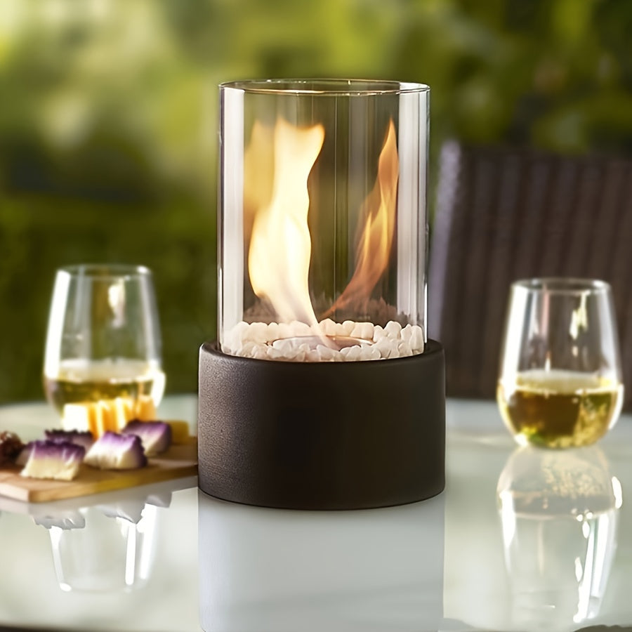 Rustic Table Fire – Portable Alcohol Heating Stove for Indoor and Outdoor Use