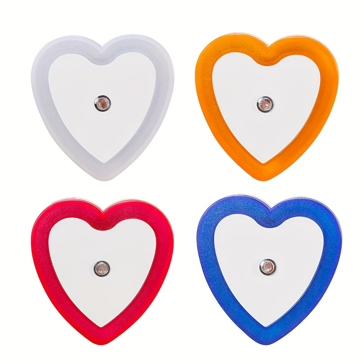 HeartGlow LED Night Light - Smart Dusk-to-Dawn Night Lighting