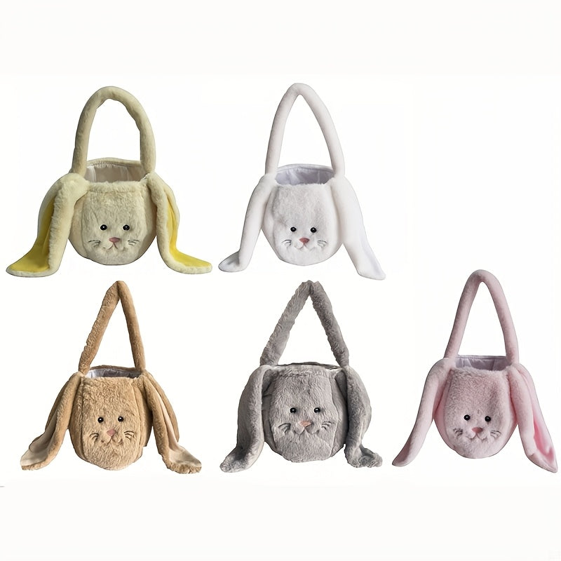 Cheerful Easter Bunny Basket – Perfect for Easter Celebrations and Spring Decorations