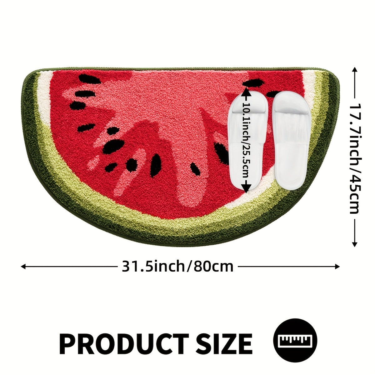 Fruit-Inspired Bathroom Mat – Soft and Absorbent