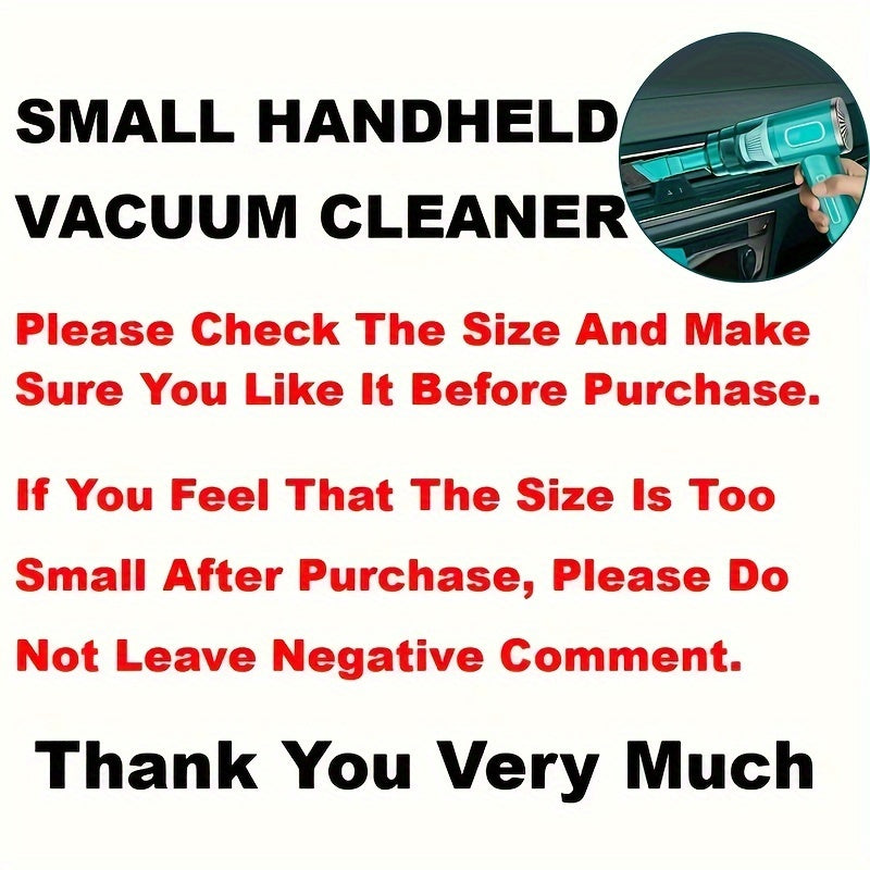 PowerClean - Portable USB Rechargeable Vacuum Cleaner for Car and Home