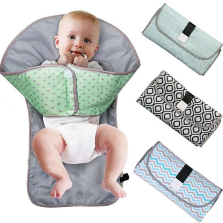 3-in-1 Baby Changing Mat with Toy Holder – ChangePlus (Buy 1, Get 1 Free)
