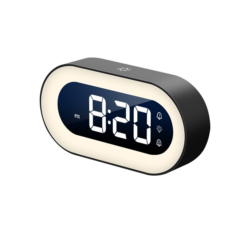 Digital Alarm Clock with Night Light - Lumino
