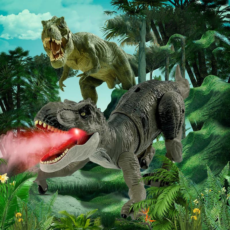 Fog-Spraying Interactive Dinosaur with Remote Control - RoboRex