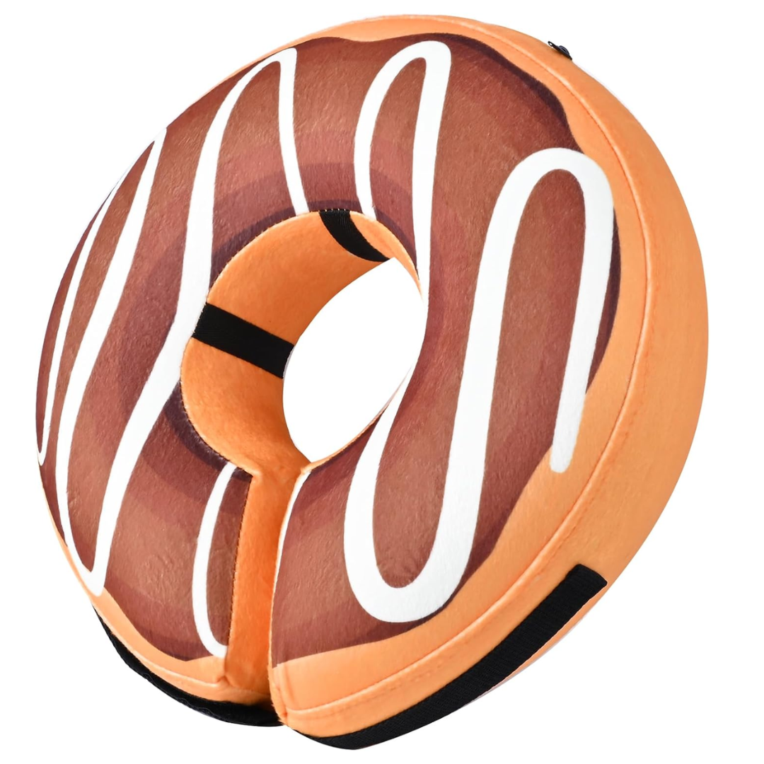 Protective Inflatable Dog Collar - Soft & Comfortable Recovery Ring