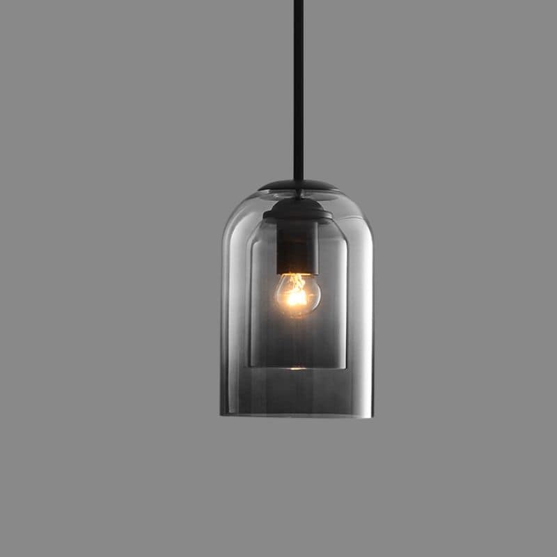 Stylish Double Glass Pendant Light - AuraGlas