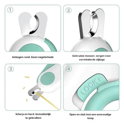 PetTrim Nail Clipper with Light – Safe and Easy Trimming for Your Pet