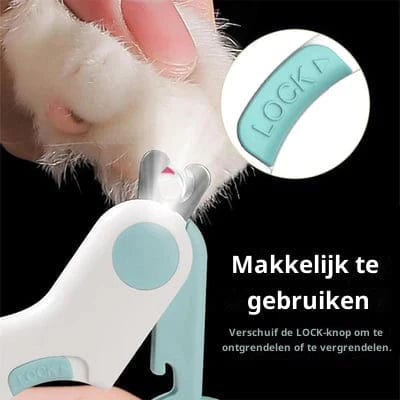 PetCare Nail Clipper - Safe and Easy Trimming with Light