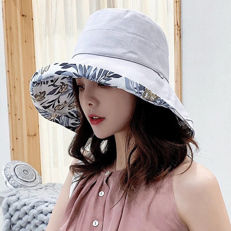 Ladies' Wide Brim Sun Hat – Emilia