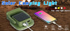 80W LED Solar Rechargeable Camping Lamp with Magnet and Zoom Function
