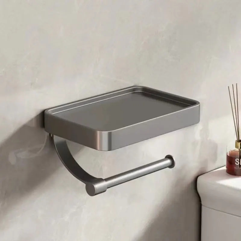 Toilet Roll Holder with Shelf – Stalux