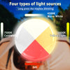 80W LED Solar Rechargeable Camping Lamp with Magnet and Zoom Function