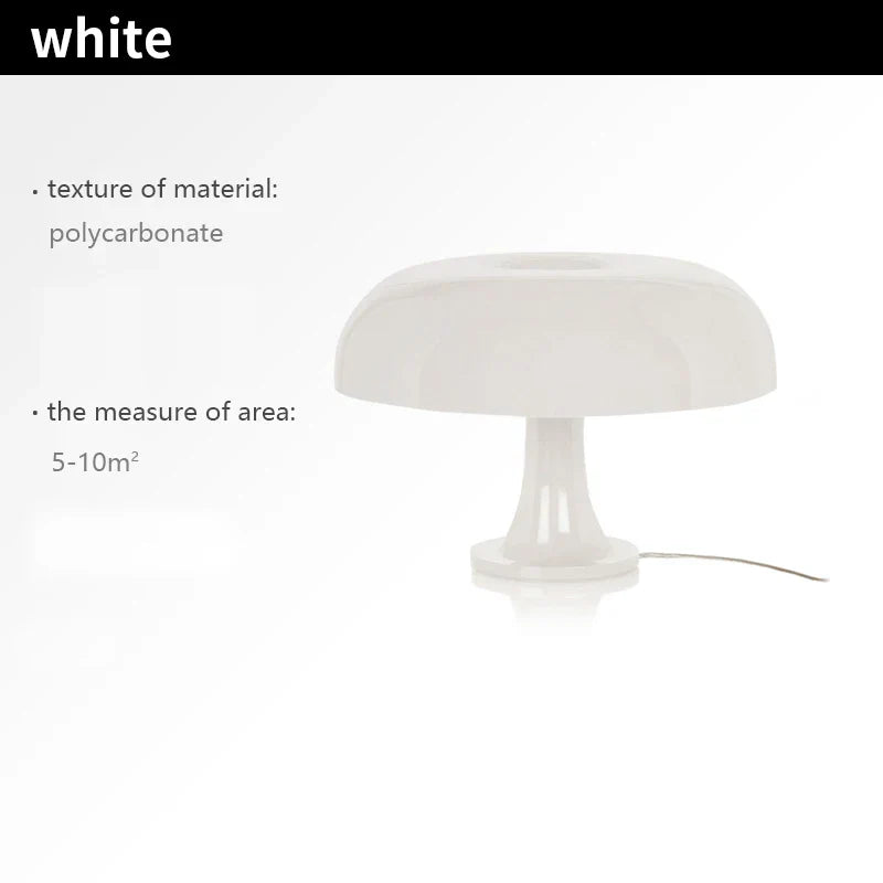 Designer LED Mushroom Table Lamp - Modern Minimalist for Bedroom & Living Room