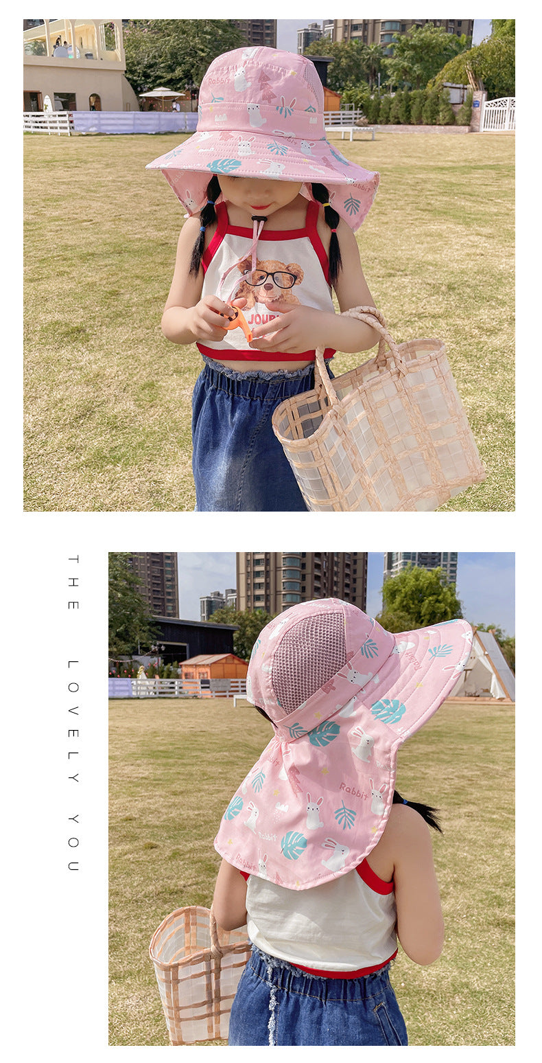 Children's Sun Hat with UPF 50+ - Wide Brim and Adjustable Chin Strap