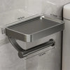 Toilet Roll Holder with Shelf – Stalux