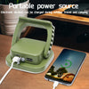 80W LED Solar Rechargeable Camping Lamp with Magnet and Zoom Function